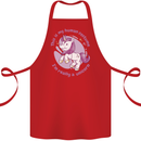 This is My Unicorn Costume Fancy Dress Outfit Cotton Apron 100% Organic Red