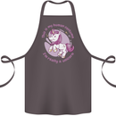 This is My Unicorn Outfit Fancy Dress Costume Cotton Apron 100% Organic Dark Grey