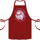 This is My Unicorn Outfit Fancy Dress Costume Cotton Apron 100% Organic Maroon