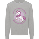 This is My Unicorn Outfit Fancy Dress Costume Kids Sweatshirt Jumper Sports Grey