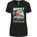 Tokyo Drifting Anime Drift Car Japan Womens Wider Cut T-Shirt Black