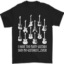 Guitar T-Shirt Mens Electric Acoustic Bass Funny Music Tshirt Tee Top 2