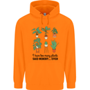 Too Many Plants Said Nobody Ever Gardening Mens 80% Cotton Hoodie Orange