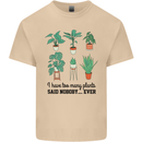 Too Many Plants Said Nobody Ever Gardening Mens Cotton T-Shirt Tee Top Sand