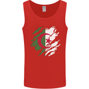 Torn Algeria Flag Algerian Day Football Mens Vest Tank Top Red