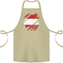 Torn Austria Flag Austrian Day Football Cotton Apron 100% Organic Khaki
