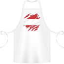 Torn Austria Flag Austrian Day Football Cotton Apron 100% Organic White