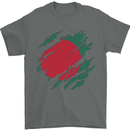 Torn Bangladesh Flag Bangladeshi Day Football Mens T-Shirt 100% Cotton Charcoal