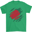 Torn Bangladesh Flag Bangladeshi Day Football Mens T-Shirt 100% Cotton Irish Green
