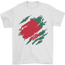 Torn Bangladesh Flag Bangladeshi Day Football Mens T-Shirt 100% Cotton White