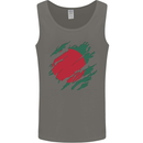 Torn Bangladesh Flag Bangladeshi Day Football Mens Vest Tank Top Charcoal