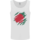 Torn Bangladesh Flag Bangladeshi Day Football Mens Vest Tank Top White