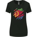 Torn Eritrean Flag Eritrea Flag Day Football Womens Wider Cut T-Shirt Black