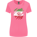 Torn Iran Flag Iranian Day Football Womens Wider Cut T-Shirt Azalea