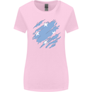 Torn Micronesia Flag Micronesian Day Football Womens Wider Cut T-Shirt Light Pink