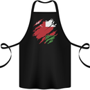 Torn Oman Flag Omani Day Football Cotton Apron 100% Organic Black