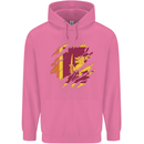 Torn Sri Lankan Flag Sri Lanka Day Football Mens 80% Cotton Hoodie Azelea