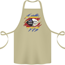 Torn Swaziland Flag Swazi Day Football Cotton Apron 100% Organic Khaki