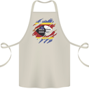 Torn Swaziland Flag Swazi Day Football Cotton Apron 100% Organic Natural