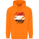 Torn Syria Flag Syrian Day Football Childrens Kids Hoodie Orange
