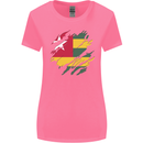 Torn Togo Flag Togolese Day Football Womens Wider Cut T-Shirt Azalea