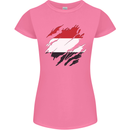 Torn Yemen Flag Yemeni Day Football Womens Petite Cut T-Shirt Azalea