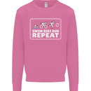 Triathlon Running Swimming Cycling Unicorn Mens Sweatshirt Jumper Azalea