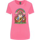 Trippy Guitar Hippy Gnome Magic Mushrooms Womens Wider Cut T-Shirt Azalea
