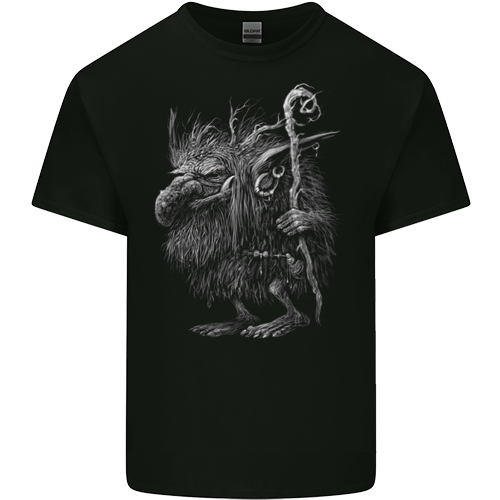 Troll Hobgoblin Goblin Fantasy SCI-FI Mens Womens Kids Unisex Black Kids T-Shirt