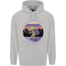 Turtle Hiking Trekking Tortoise Camping Mens 80% Cotton Hoodie Sports Grey