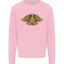US Natural Resources in Peace & War USA Mens Sweatshirt Jumper Light Pink
