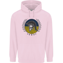 Ukraine Bodybuilding Flag Gym Training Spartan Childrens Kids Hoodie Light Pink