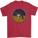 Ukraine Bodybuilding Flag Gym Training Spartan Mens T-Shirt 100% Cotton Red