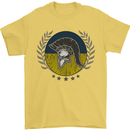 Ukraine Bodybuilding Flag Gym Training Spartan Mens T-Shirt 100% Cotton Yellow