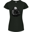 Underwater Welder Scuba Diving Diver Womens Petite Cut T-Shirt Black