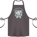 Unicorn Birthday Princess 4th 5th 6th 7th 8th Cotton Apron 100% Organic Dark Grey