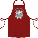 Unicorn Birthday Princess 4th 5th 6th 7th 8th Cotton Apron 100% Organic Maroon