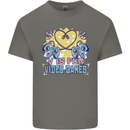 V Video Games Anti Valentines Day Gaming Gamer Mens Cotton T-Shirt Tee Top Charcoal