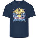 V Video Games Anti Valentines Day Gaming Gamer Mens Cotton T-Shirt Tee Top Navy Blue