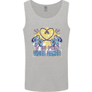 V Video Games Anti Valentines Day Gaming Gamer Mens Vest Tank Top Sports Grey