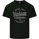 Vintage Year 18th Birthday 2006 Mens Cotton T-Shirt Tee Top Black
