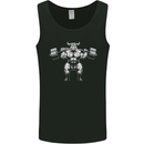 Weightlifting Bull Training Top Gym Bodybuilding Mens Vest Tank Top Black