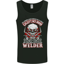 Welder Son Funny Welding Skull Mom Mens Vest Tank Top Black