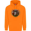 Welsh Bodybuilding Flag Gym Training Wales Childrens Kids Hoodie Orange