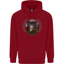 Welsh Bodybuilding Flag Gym Training Wales Childrens Kids Hoodie Red