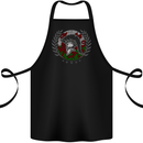 Welsh Bodybuilding Flag Gym Training Wales Cotton Apron 100% Organic Black