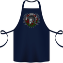 Welsh Bodybuilding Flag Gym Training Wales Cotton Apron 100% Organic Navy Blue