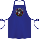Welsh Bodybuilding Flag Gym Training Wales Cotton Apron 100% Organic Royal Blue