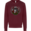 Welsh Bodybuilding Flag Gym Training Wales Kids Sweatshirt Jumper Maroon