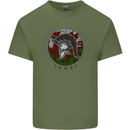 Welsh Bodybuilding Flag Gym Training Wales Mens Cotton T-Shirt Tee Top Military Green
